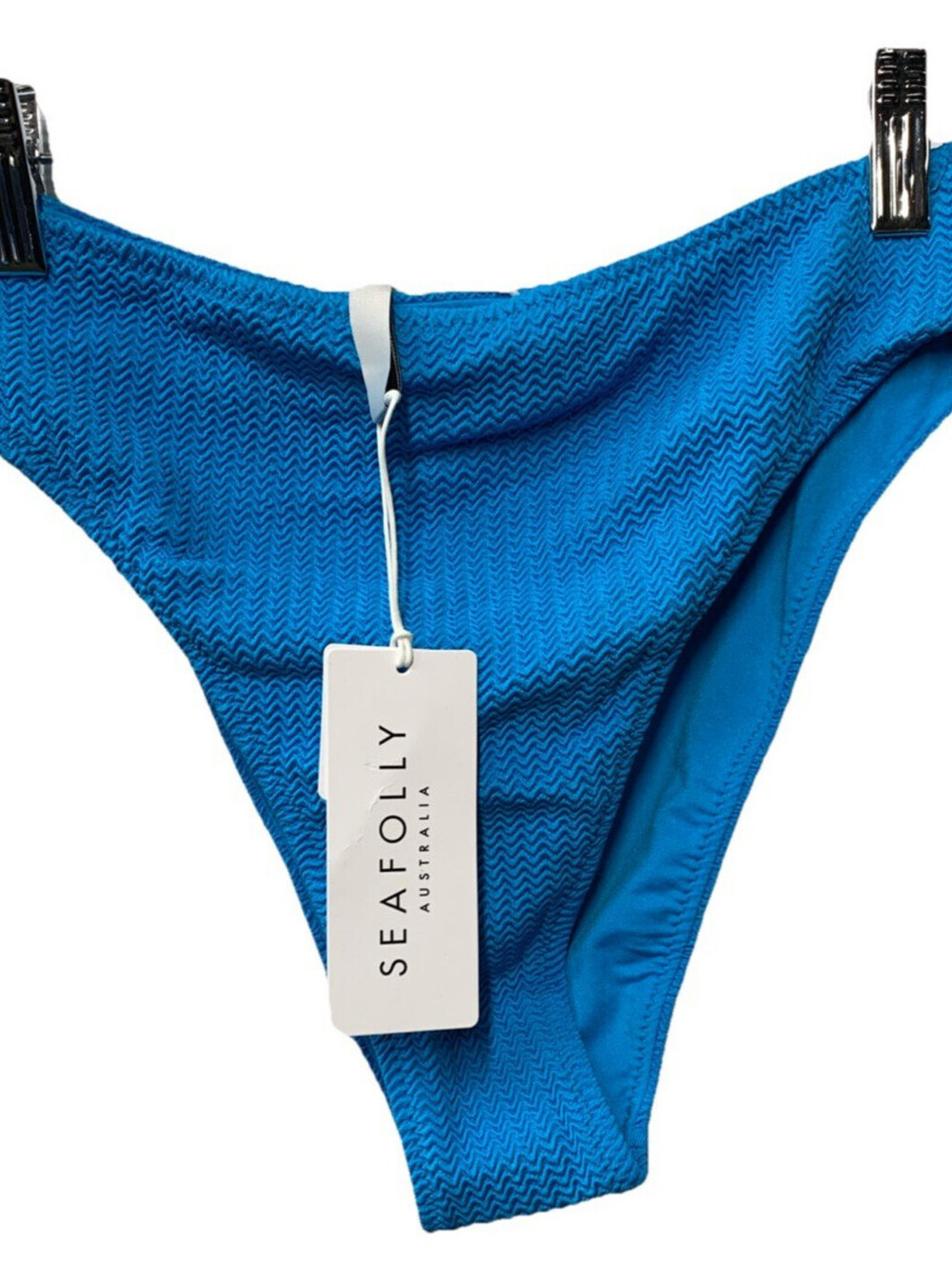 Seafolly Women's High Rise Hipster Full Coverage Bikini Bottom Swimsuit Size 8